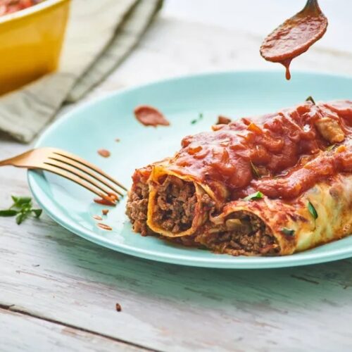 Panqueca de carne moida