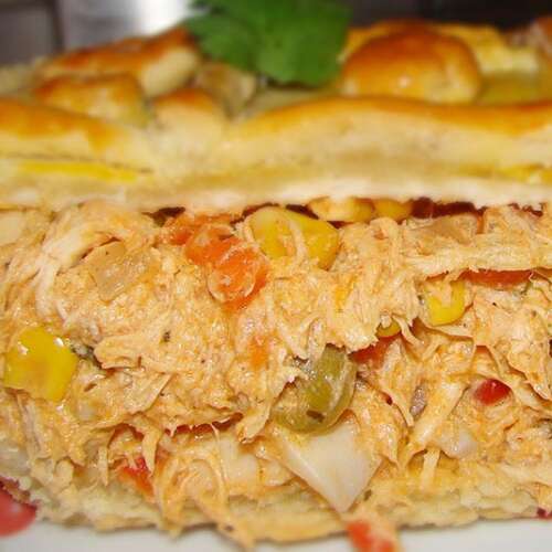 Torta de Frango de Liquidificador