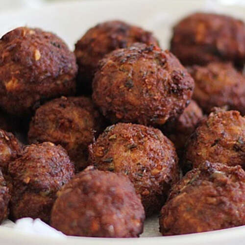 como fazer almôndegas fritas