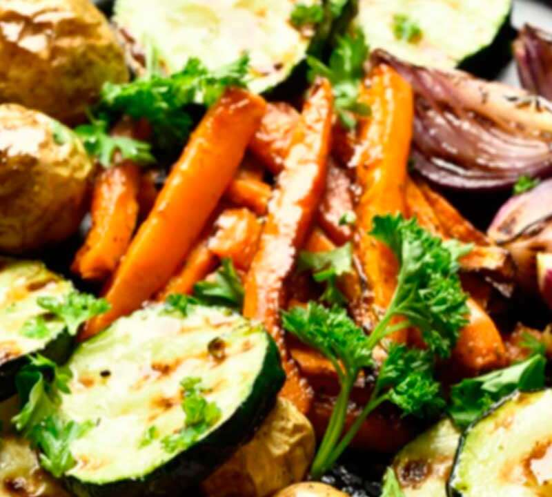 Como fazer legumes assado no forno