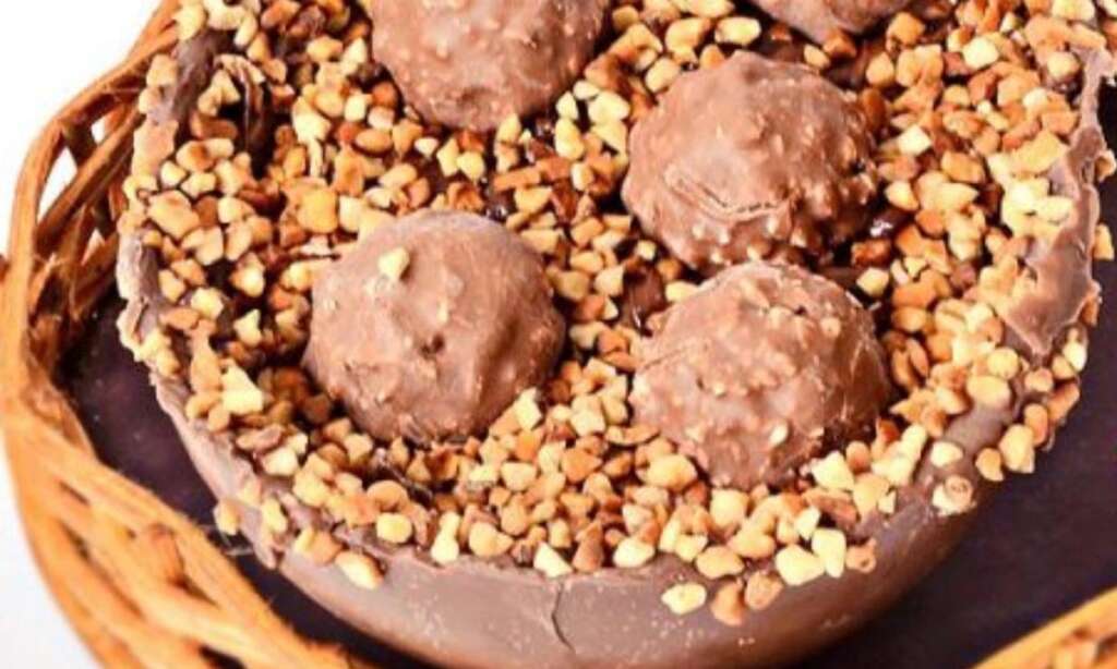 como fazer Ovo de Páscoa Ferrero Rocher