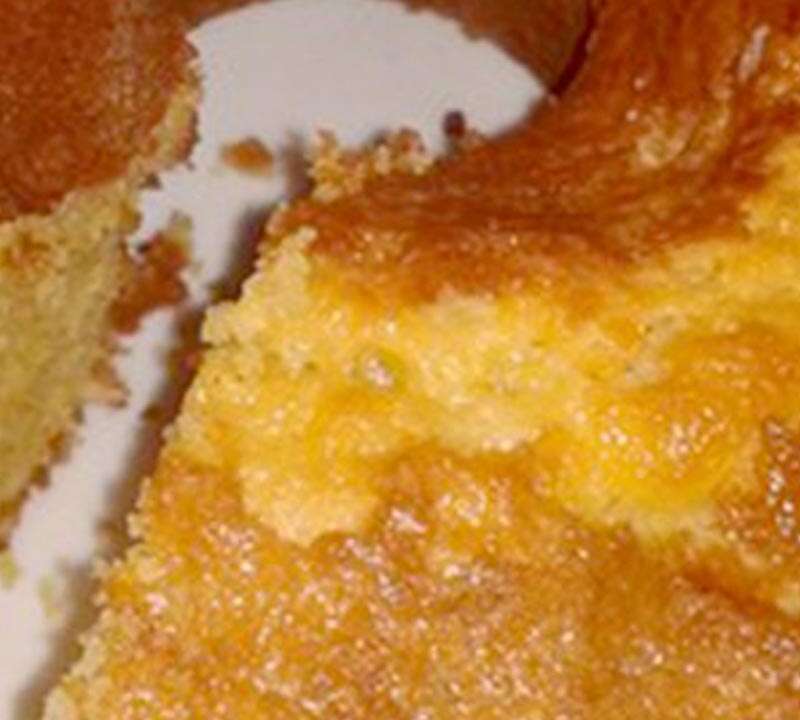 bolo de fubá no liquidificador