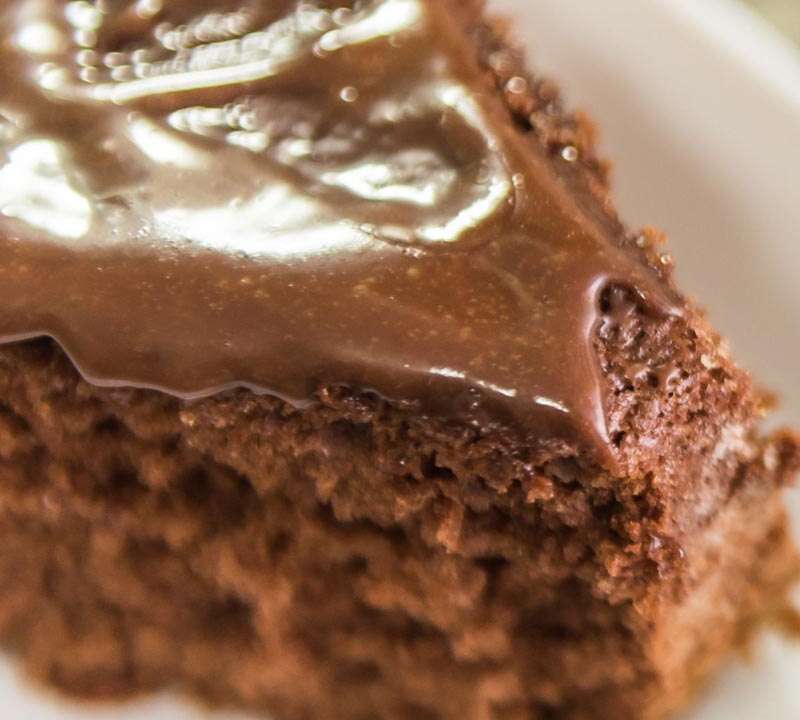 bolo de chocolate molhadinho