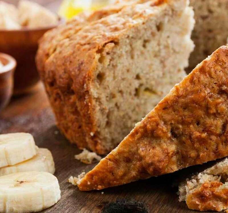 bolo de banana com aveia no liquidificador